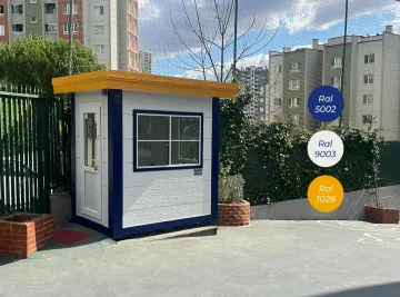 What is the Guard Booth and Guard Shack Painting Process with RAL Code?