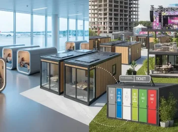 Avrupa’da Havalimanlarında Uyku Kabini ve Dinlenme Odaların Kullanımı Arttı