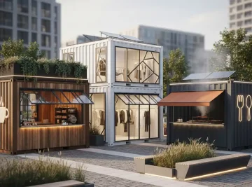 Container Kiosk Shops: Turning Shipping Containers into Stylish Businesses