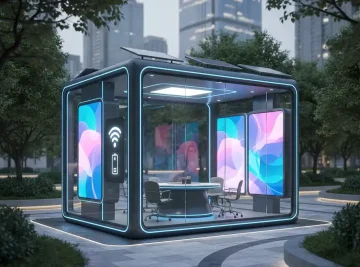 Outdoor Advertising Kiosks: Combining Marketing and Functionality