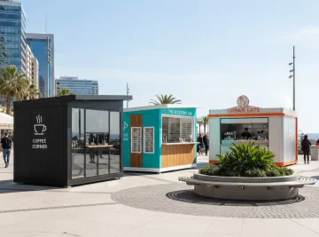 Pop Up Shops and Portable Retail Kiosks for Temporary Retail