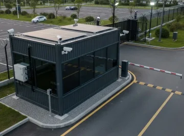 Steel Security Booths and Portable Site Security Guard Huts