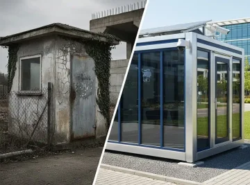 Advantages of Modular Guard Shack and  Galvanized Portable Office over Traditional Guard Posts