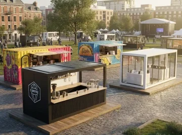 Why Choose a Portable Kiosk and Containers Instead of a Traditional Storefront?