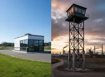 Security Guard Huts, Cabins and Containers vs. Watch Towers: Understanding the Differences