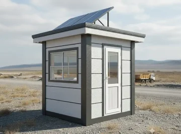 Portable Guard Huts with Solar Panels: Eco-Friendly Security Solutions