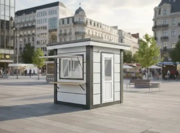 Prefabricated Food Booth Cabins for Street Vendors