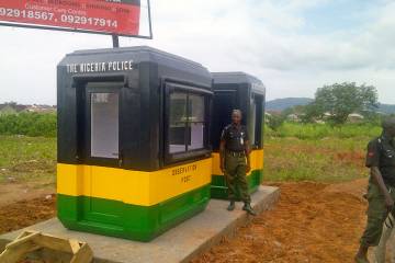 Karmod security cabin for Nigeria Police