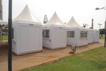 We established a Bazaar in Sudan with our cabins