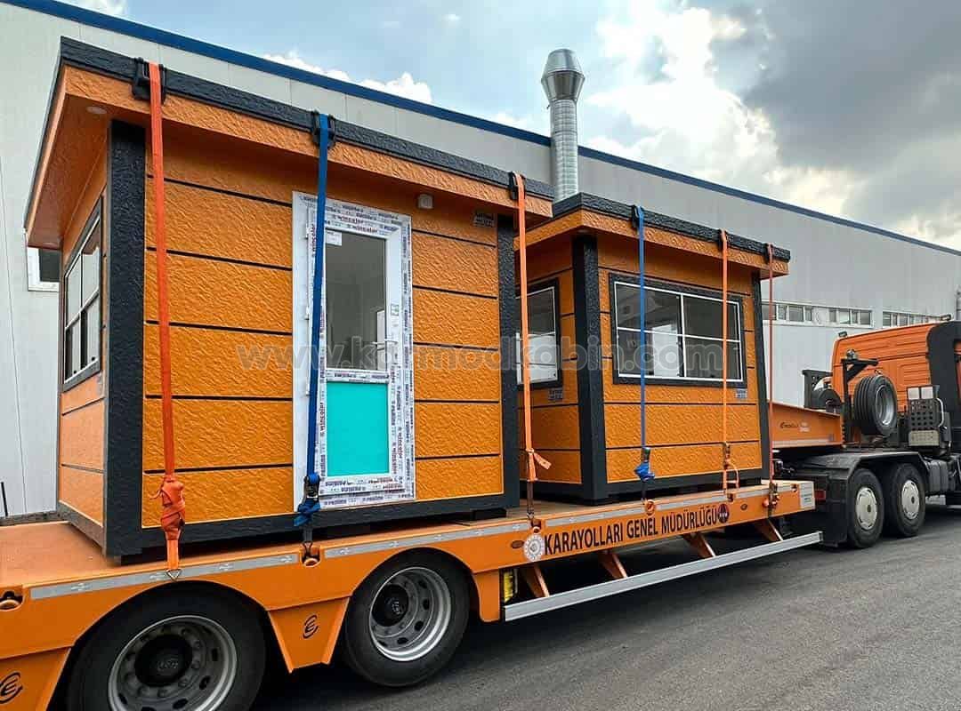 Harmony of Corporate Colors in Buffets and Security Booths