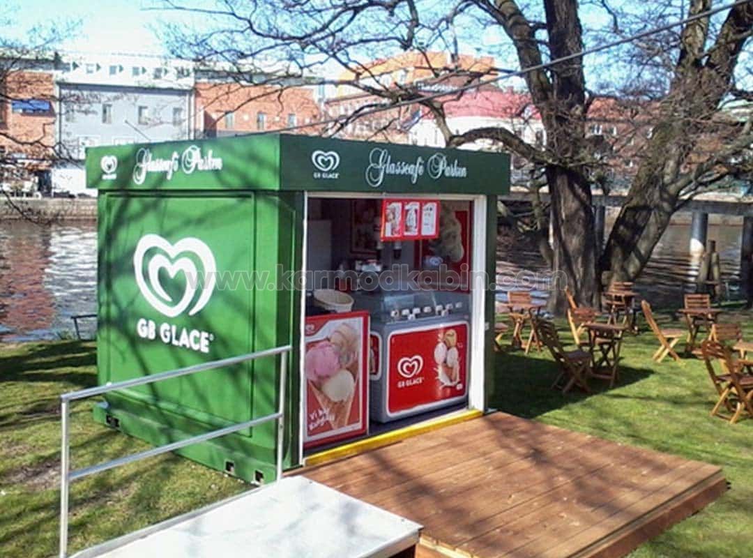 Mobile Outdoor Food Kiosk for Sale