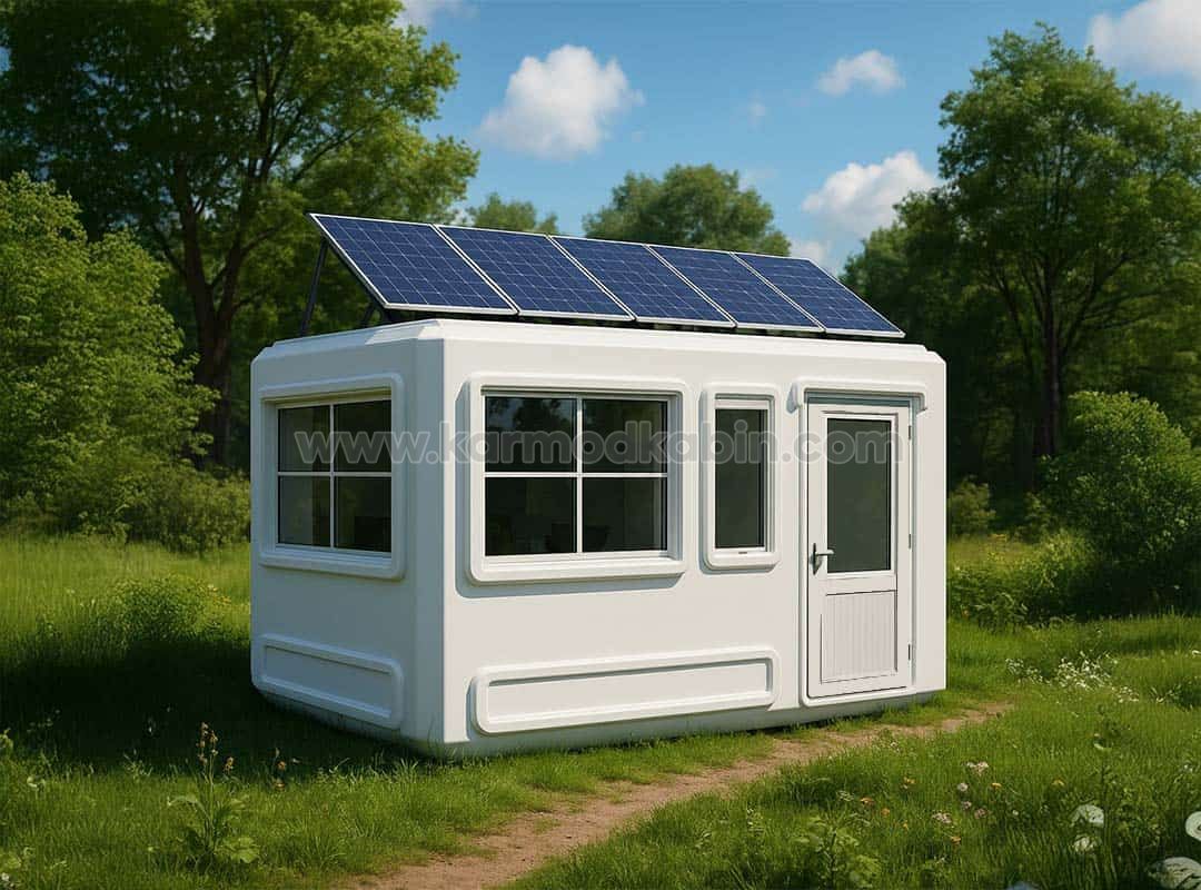 Renewable Energy and Solar Thermal Integration in Portable Cabins