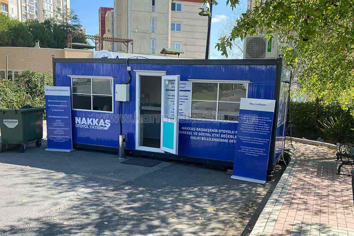 Sandviç Panel Satış Ofisi Kabini Modeli
