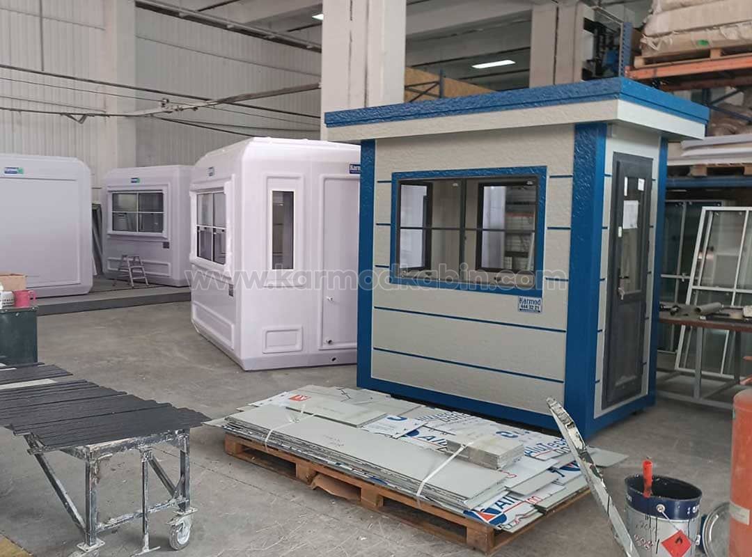 Security Cabin Manufacturing Stages
