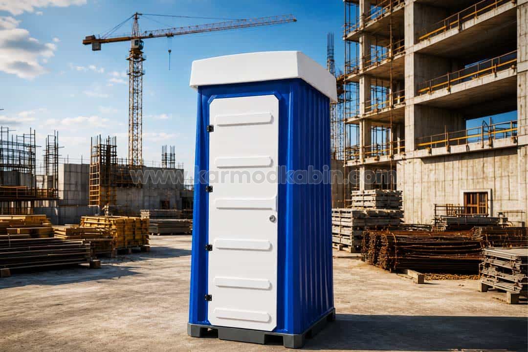 Self-Contained Polyethylene Toilet Cabin