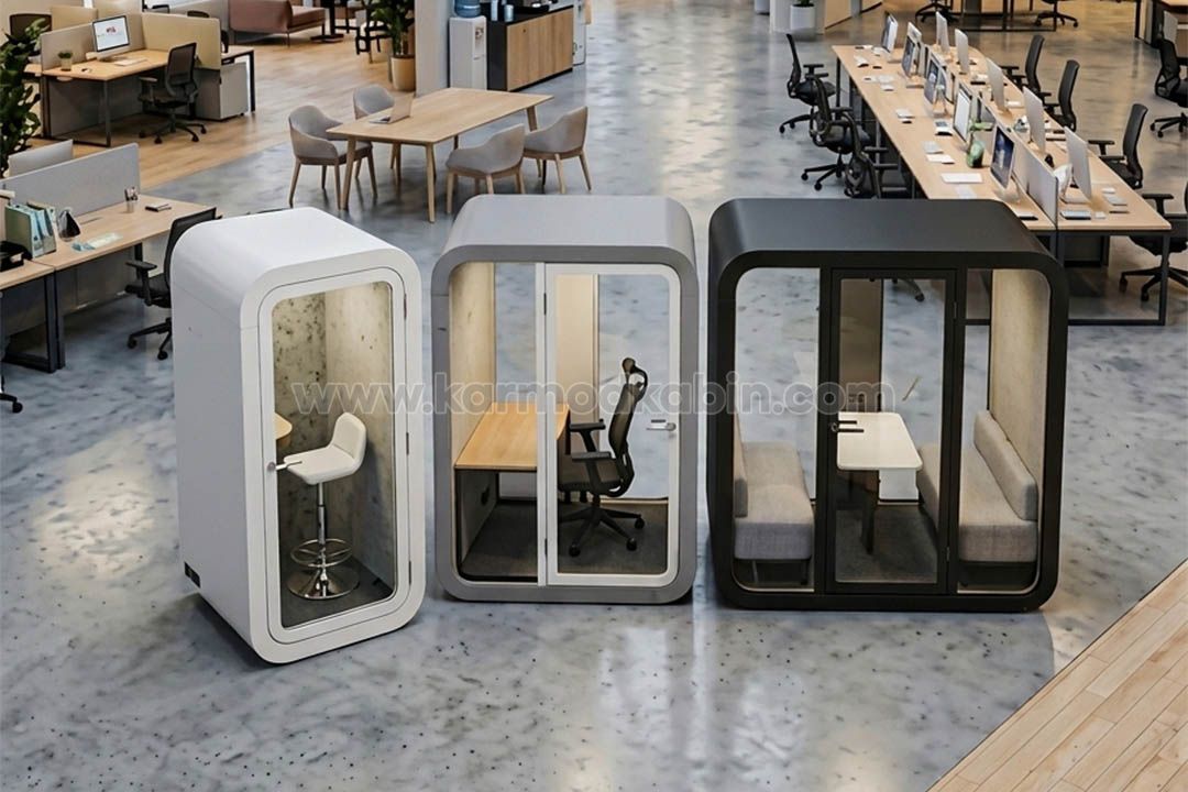 Soundproof acoustic office pod models for modern offices