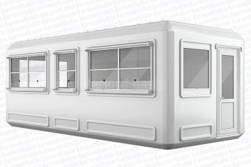 Polyester Kabin 270x630