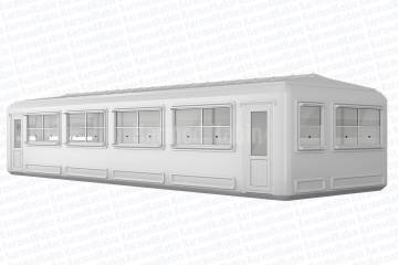 Cabine Industrielle Modulaire 390x1230