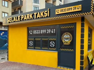 Şelale Park Taksi Durağı Kabartma Kutu Harf Tabela ve Cam Giydirme Hizmeti