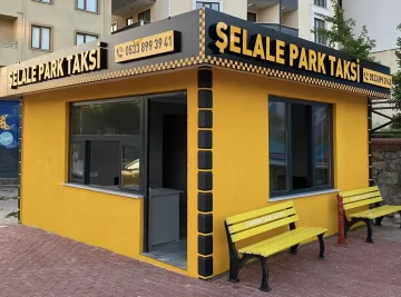 Şelale Park Taksi Durağı Kabartmalı Kutu Harf Tabela Hizmeti
