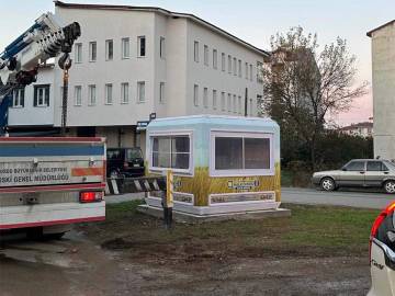 Ordu Belediyesi Halk Ekmek Satış Kabin Kurulumu