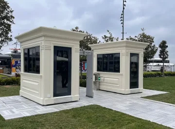 Bahçeşehir Üniversitesi Girişi Karmod Prekast Kabinler Yandan Çekim