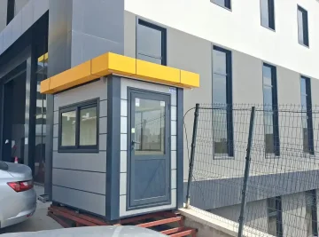 Gıda firmasına kompozit kaplamalı güvenlik kabini
