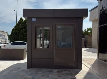 Kompozit Kaplı Güvenlik Kabini Görseli Yandan Çekim